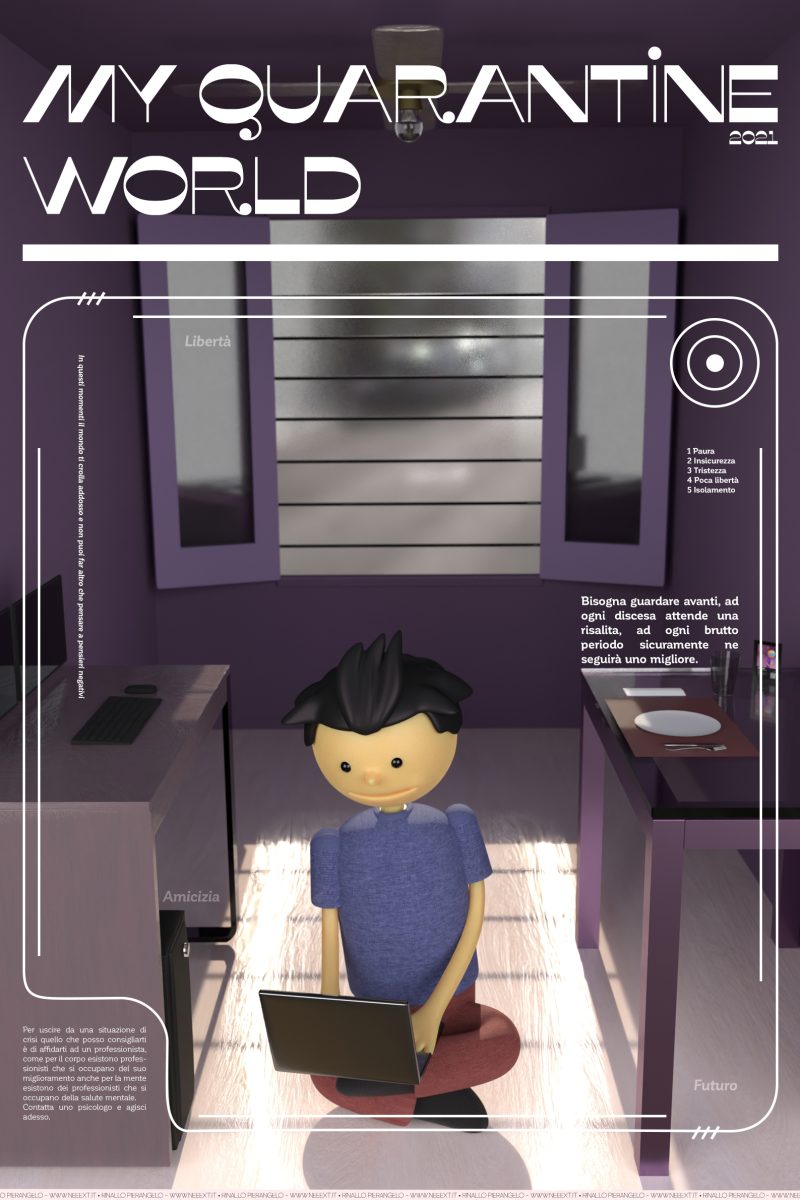 my quarantine world poster low resolution